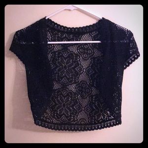 Black Lace Shrug